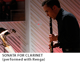 Sonata for Clarinet (performed with Renga)
