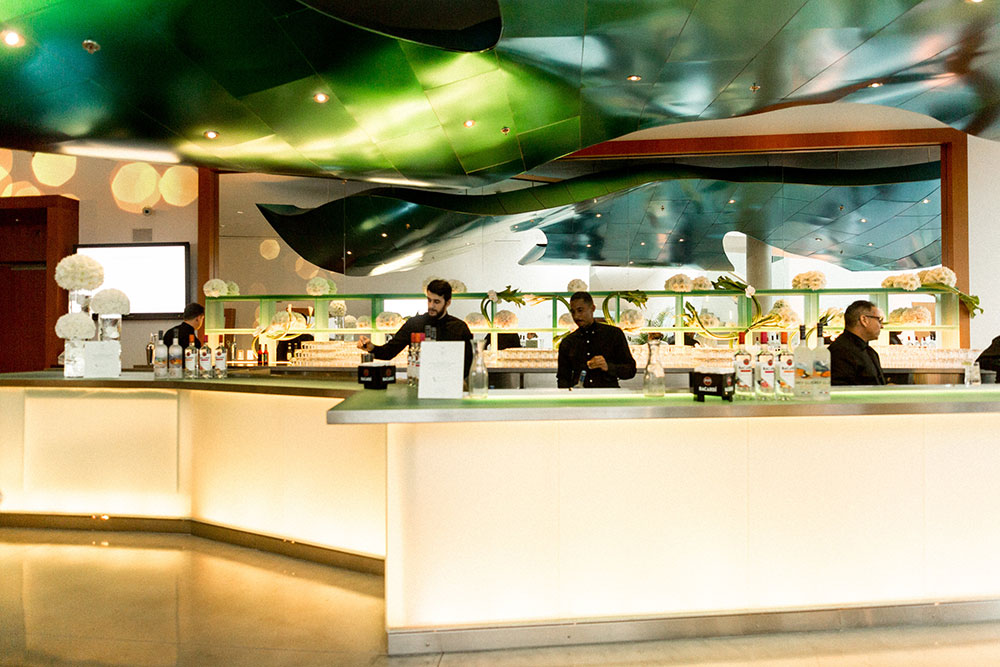Atrium bar at New World Center