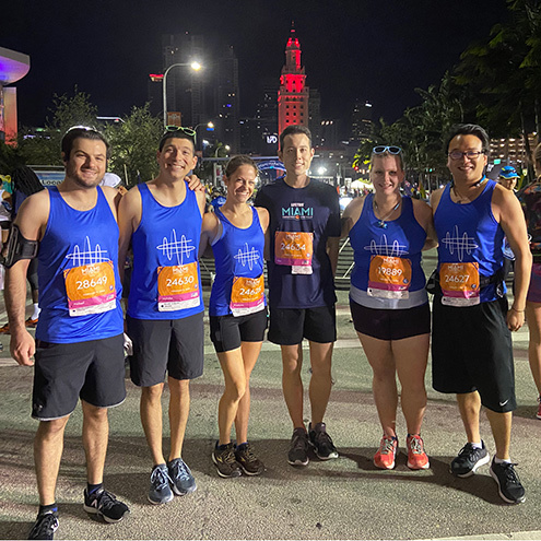 Team NWS runs 2020 Miami Marathon
