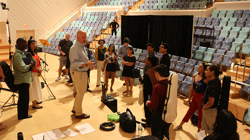 JT leads NAAS Audition Intensive
