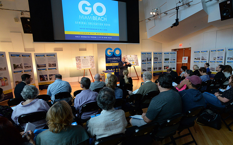 Go Miami Beach meeting at New World Center