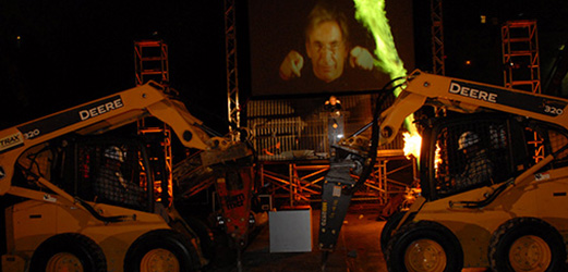 MTT conducting a Bulldozer Dance