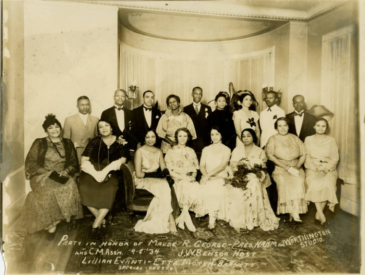 Florence Price at 1934 party