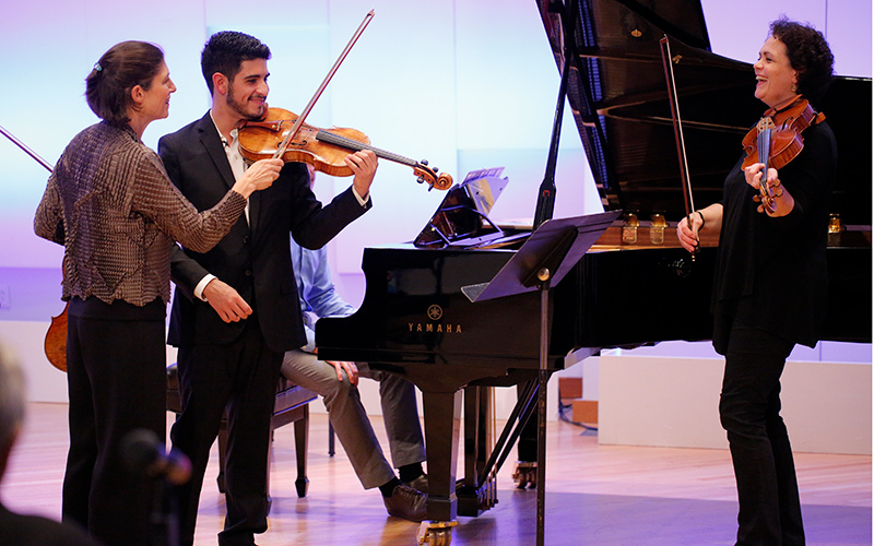 Mikel Rollet in Viola Visions Master Class