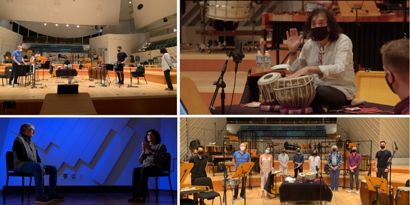 Rehearsal and Discussion with Zakir Hussain