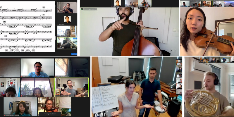 NWS Fellows work with Miami Music Project students