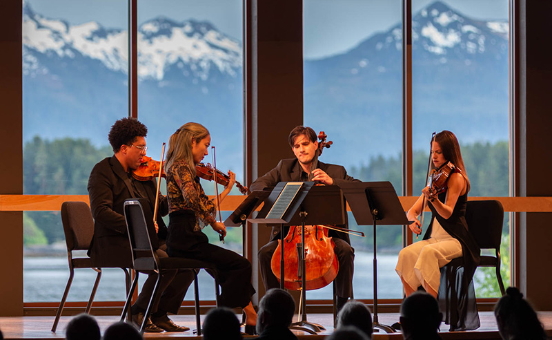 NWS Fellows and alumni at Sitka Music Festival
