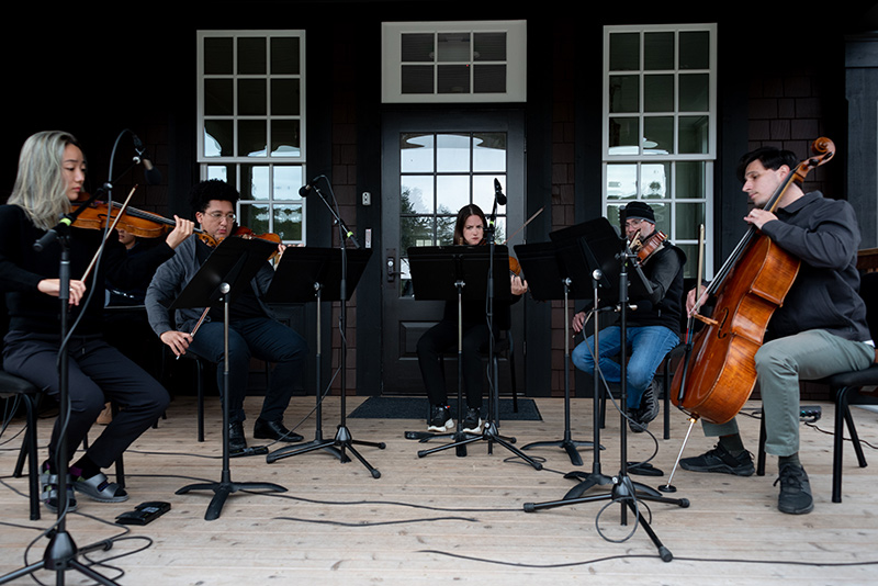 NWS Fellows, alumni and staff at Sitka Music Festival