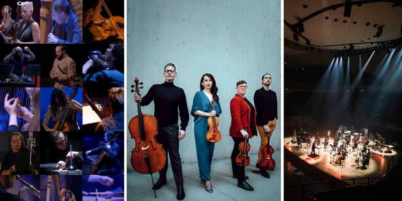 Collaborations with leading ensembles
