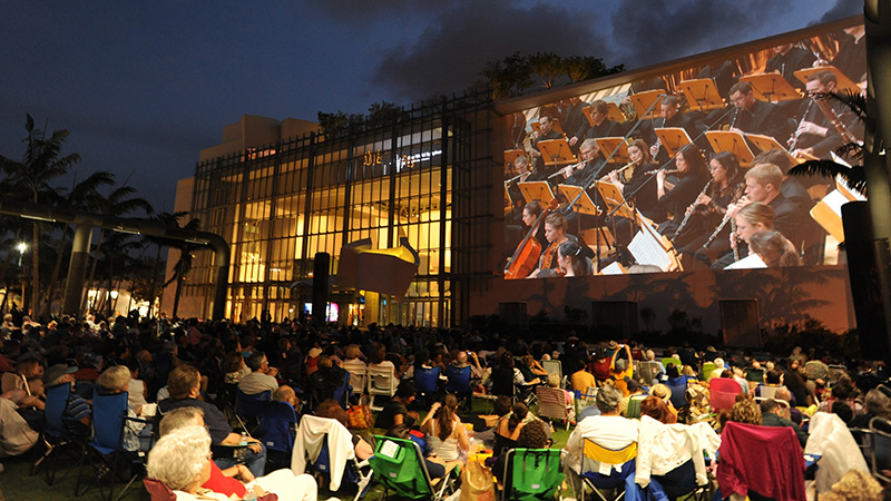 WALLCAST concert in SoundScape Park