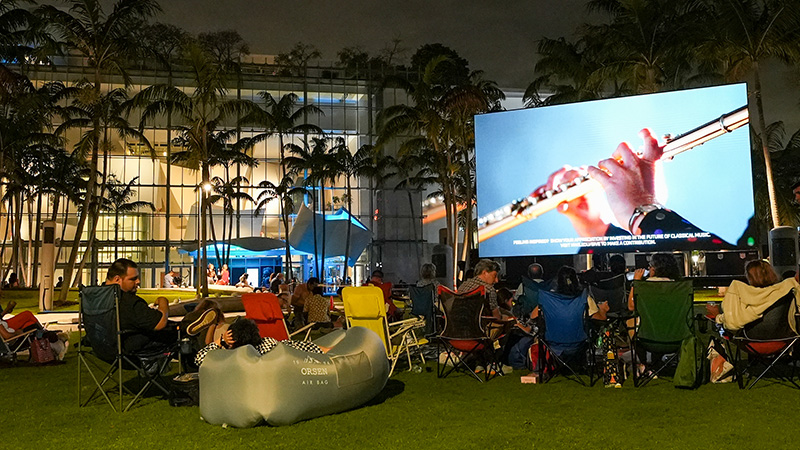 New mobile wall in SoundScape Park