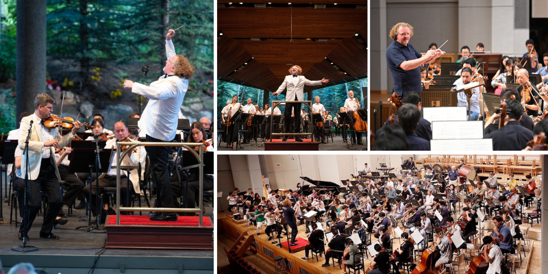 Stéphane Denève in performing in Colorado and Japan