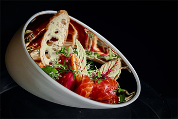 Cured Salmon Appetizer - Thierry Isambert