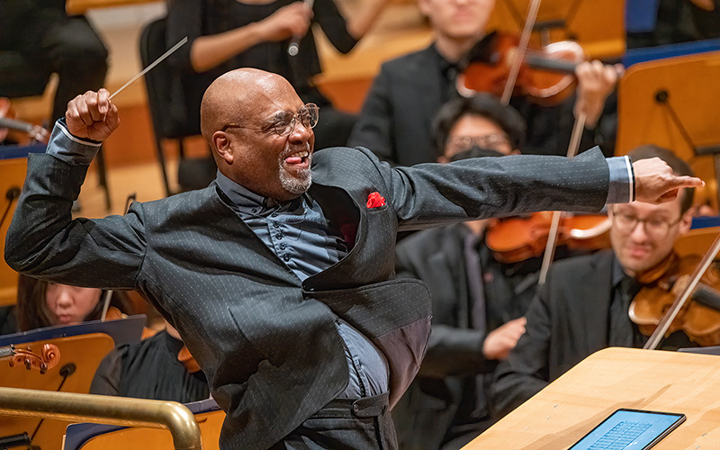 Conductor and alum Bill Eddins at 2023 I Dream a World festival