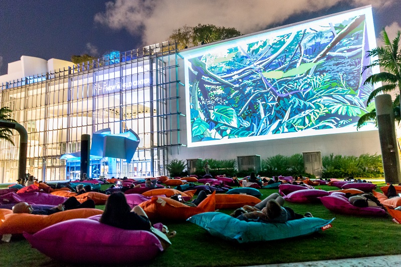 Art Basel film program in Soundscape Park 2014